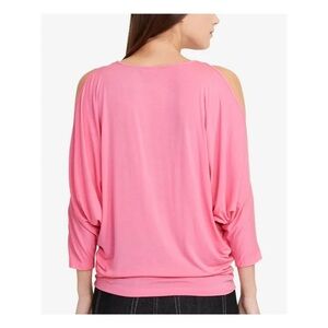 Lauren Ralph Lauren Shauvanna Cold Shoulder Dolman Sleeve Blouse Size XL